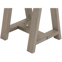 Simpli Home - Sawhorse Rectangular Modern Wood Table - Distressed Gray
