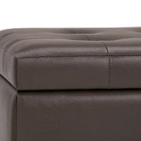 Simpli Home - Cosmopolitan Storage Ottoman