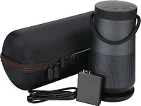 SaharaCase - Travel Carry Case for BOSE SoundLink Revolve+ and Revolve+ II Portable Bluetooth Speaker - Black