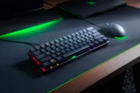 Razer - Huntsman Mini 60% Wired Optical Clicky Switch Gaming Keyboard with Chroma RGB Backlighting