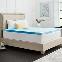 Sealy - 2” Gel Memory Foam Mattress Topper with Cover