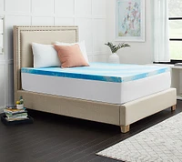 Sealy - 3” Gel Memory Foam Mattress Topper with Cover