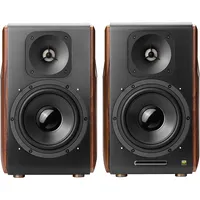 Edifier - S3000Pro Audiophile Active Speakers, Computer Speakers - Bluetooth 5.0 aptX - Planar Diaphragm Tweeters & 6.5" Woofers - Wood/Black