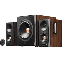 Edifier - S360DB Bookshelf Speaker & Wireless Subwoofer, Computer Speakers - Bluetooth v4.1 aptX Wireless - 2.1 Speaker System - Wood/Black