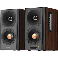 Edifier - S360DB Bookshelf Speaker & Wireless Subwoofer, Computer Speakers - Bluetooth v4.1 aptX Wireless - 2.1 Speaker System - Wood/Black