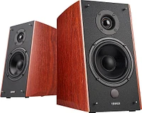 Edifier - R2000DB Powered Bluetooth Bookshelf Speakers, Computer Speakers - 120W RMS Optical Input - Near-Field Studio Monitors - Wood/Black