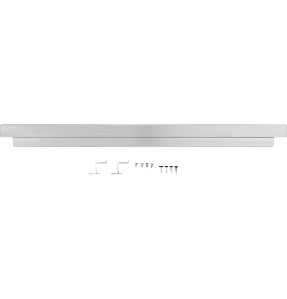 Monogram - 27" Single Wall Oven Bottom Trim Flush Mount Trim Accessory - Silver