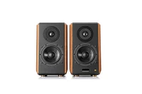 Edifier - S1000MKII Audiophile Active Bookshelf 2.0 Speakers, Computer Speakers - 120W Optical Input - Bluetooth 5.0 HD - Wood/Black