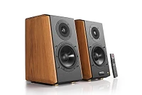 Edifier - S1000MKII Audiophile Active Bookshelf 2.0 Speakers, Computer Speakers - 120W Optical Input - Bluetooth 5.0 HD - Wood/Black