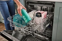 Whirlpool - 24" Top Control Built-In Dishwasher with Stainless Steel Tub, Large Capacity, 3rd Rack, 47 dBA