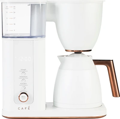 Café - Smart Drip 10-Cup Coffee Maker with Wi-Fi - Matte White