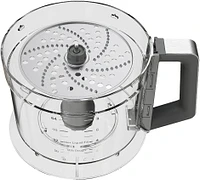 GE - 12-Cup Food Processor with Accessories - Stainless Steel