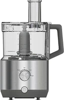 GE - 12-Cup Food Processor with Accessories - Stainless Steel