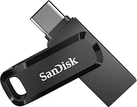 SanDisk - Ultra Dual Drive Go 256GB USB Type-A/USB Type-C Flash Drive - Black