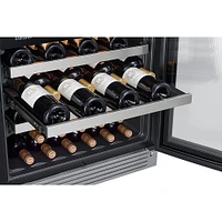 Samsung - 51-Bottle Capacity Wine Cooler - Stainless Steel