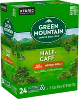 Green Mountain Coffee - Half Caff Coffee, Keurig Single-Serve K-Cup pods, Medium Roast, 24 Count