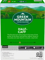 Green Mountain Coffee - Half Caff Coffee, Keurig Single-Serve K-Cup pods, Medium Roast, 24 Count