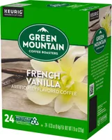 Green Mountain Coffee - French Vanilla Coffee, Keurig Single-Serve K-Cup pods, Light Roast, 24 Count