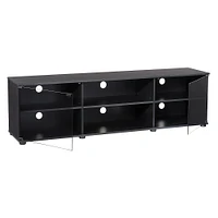 CorLiving - Fiji TV Bench, For TVs up to 85" - Ravenwood Black