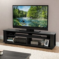CorLiving - Bakersfield TV Stand, For TV's up to 85" - Ravenwood Black