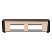 CorLiving - Bakersfield TV Stand, For TV's up to 85" - Ravenwood Black