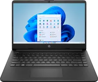 HP - 14" Laptop - Intel Celeron - 4GB Memory - 64GB eMMC - Jet Black