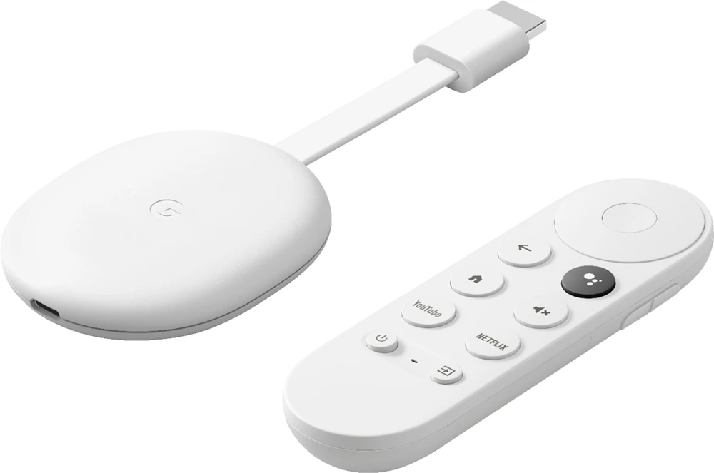 Chromecast with Google TV (4K) - Snow