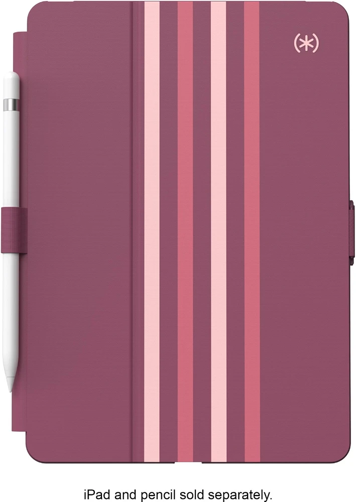 Speck - Balance Folio Case for Apple iPad 10.2" (7th, 8th, & 9th Gen 2021) - Crimson Forest/Lush Burgundy