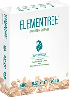 Elementree - Sustainable Printer Paper For Everyday Printing and Copying, 8.5 x 11 20lb/ 75gsm 500 Sheets Per Ream (00918) - White