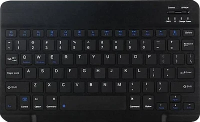 SaharaCase - Wireless Bluetooth Keyboard for Most Tablets and Computers - Black