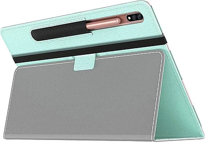 SaharaCase - Folio Case for Samsung Galaxy Tab S7 Plus - Mint/Teal