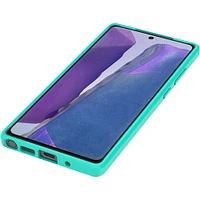 SaharaCase - Hard Shell Series Case for Samsung Galaxy Note20 5G - Teal/Clear