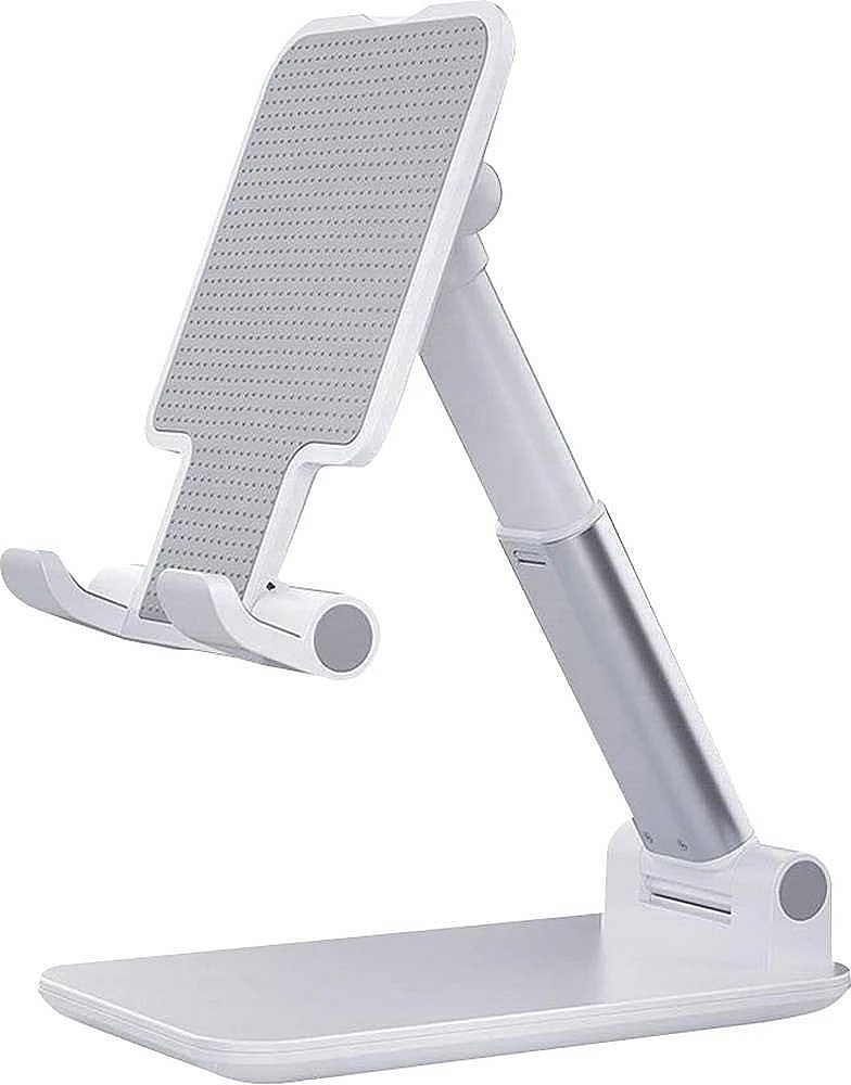 SaharaCase - Foldable Stand for Most Cell Phones and Tablets up to 10" - White