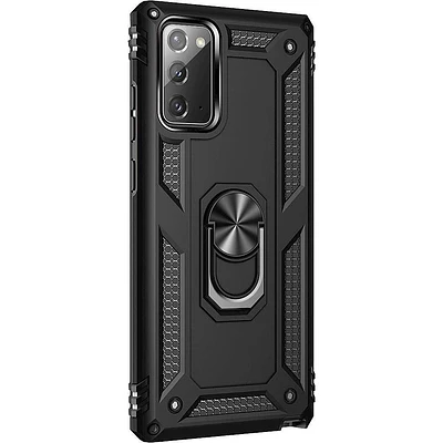 SaharaCase - Military Kickstand Series Carrying Case for Samsung Galaxy Note20 - Black