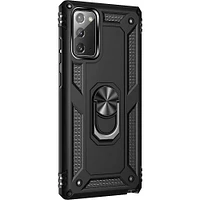 SaharaCase - Military Kickstand Series Carrying Case for Samsung Galaxy Note20 - Black