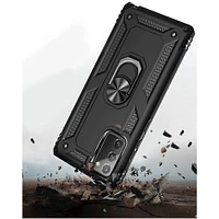 SaharaCase - Military Kickstand Series Carrying Case for Samsung Galaxy Note20 - Black