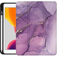 SaharaCase - Folio Case for Apple® iPad® 10.2" (8th Generation 2020) and (9th Generation 2021) - Purple Marble