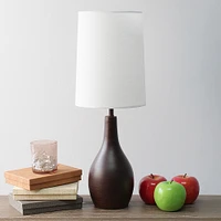 Simple Designs - 1 Light Tear Drop Table Lamp - Restoration Bronze