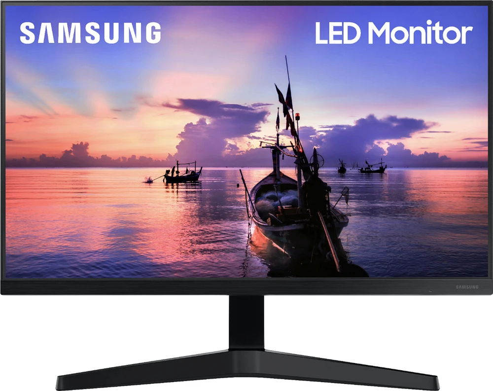 Samsung - Geek Squad Certified Refurbished T350 Series 27" LED FHD FreeSync Monitor - Dark Blue Gray