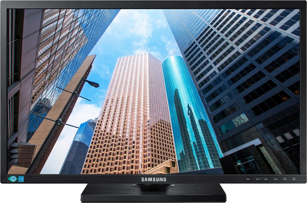 Samsung - Geek Squad Certified Refurbished 23.6" LED FHD Monitor - Black