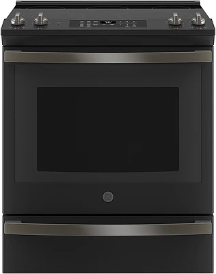 GE - 5.3 Cu. Ft. Slide-In Electric Convection Range with Self-Steam Cleaning, Built-In Wi-Fi, and No-Preheat Air Fry
