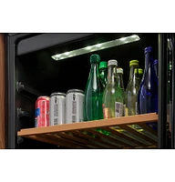 GE Profile - 155-Can Beverage Center - Stainless Steel