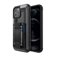 Raptic - Shield Wallet for iPhone 12 Pro Max - Black