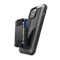 Raptic - Shield Wallet for iPhone 12 Pro Max - Black