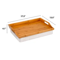 Rossie Home - Bamboo Lap Tray for 15.6" Laptop - Natural