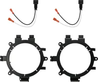 Metra - Speaker Mount Kit for Select 1995-2014 GM Vehicles - Black