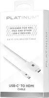 Platinum™ - 6.6' USB-C to HDMI Cable - White