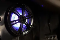 Stinger - 6.5” 2-Way Marine Coaxial LED Illuminated Speakers with Poly Carbon Cones (Pair