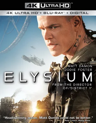 Elysium [Includes Digital Copy] [4K Ultra HD Blu-ray/Blu-ray] [2013]