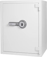 Barska - 4.48 CUBIC FT BIOMETRIC FIREPROOF SAFE - White